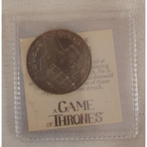 Nerd Block Game of Thrones Robb Stark Cooper Star Coin Replica Collectors